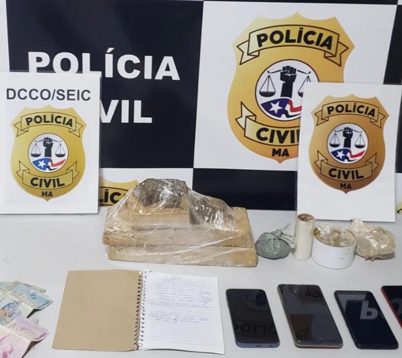 3kg de maconha apreendidos