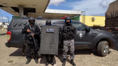 Equipe de policiais do BOPE