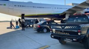 Polícia Federal no aeroporto de Viracopos, em Campinas foto divulgação