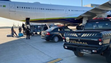 Polícia Federal no aeroporto de Viracopos, em Campinas foto divulgação