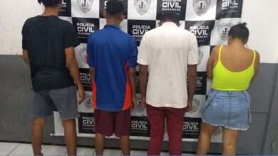 Quatro suspeitos presos
