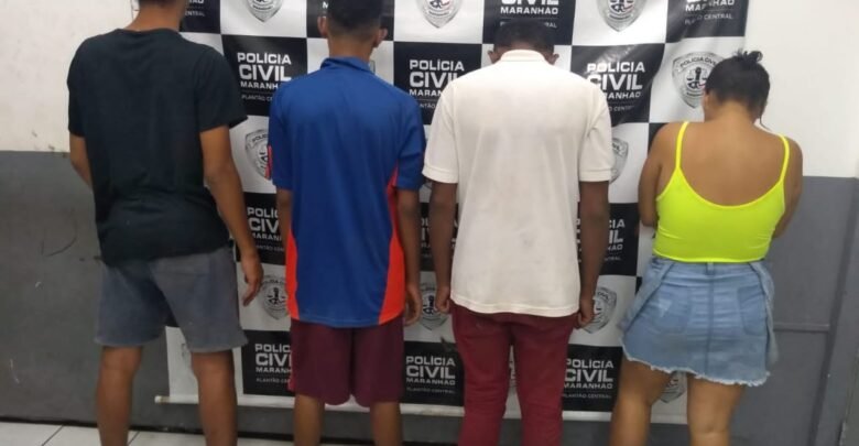 Quatro suspeitos presos