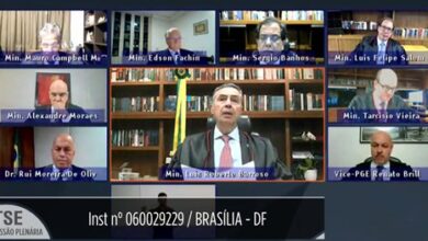 Sessão virtual do TSE em Brasília