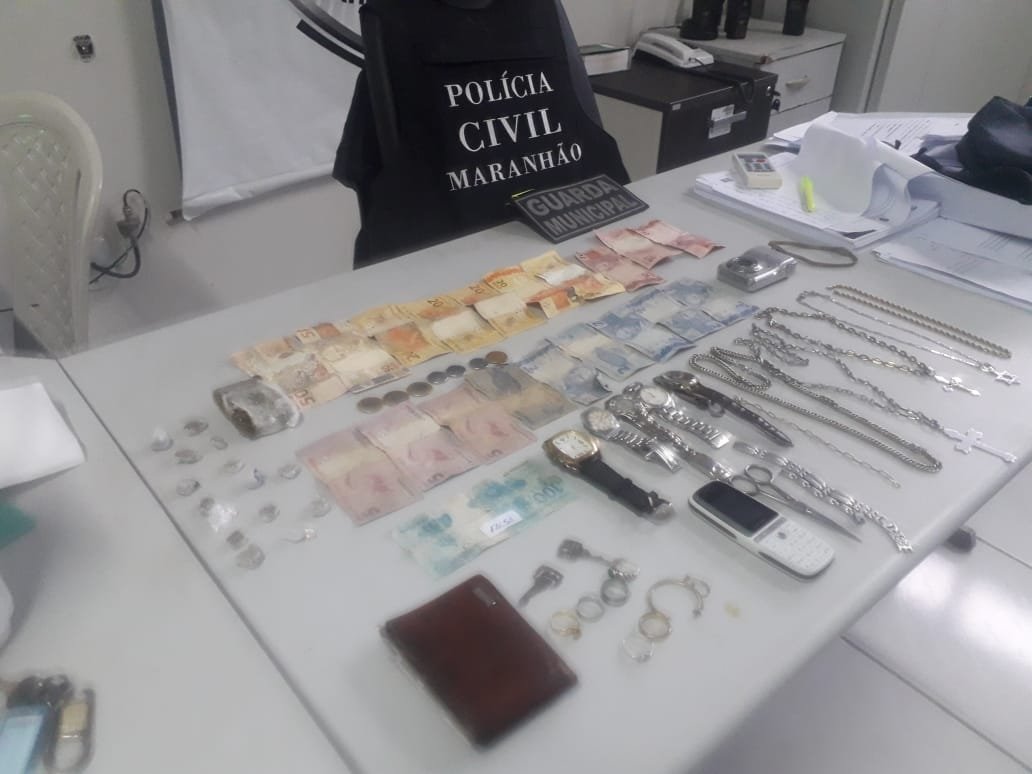 Material apreendido (PCMA)