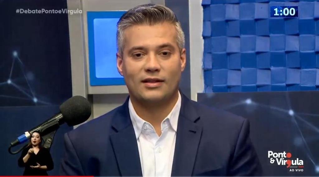 Neto participou do debate no Ponto e Vírgula, da TV Difusora