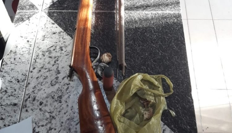 Arma de fogo apreendida pela Polícia Civil