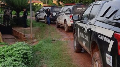 Policiais civis no local onde os suspeitos foram encontrados (Imagem PCMA)