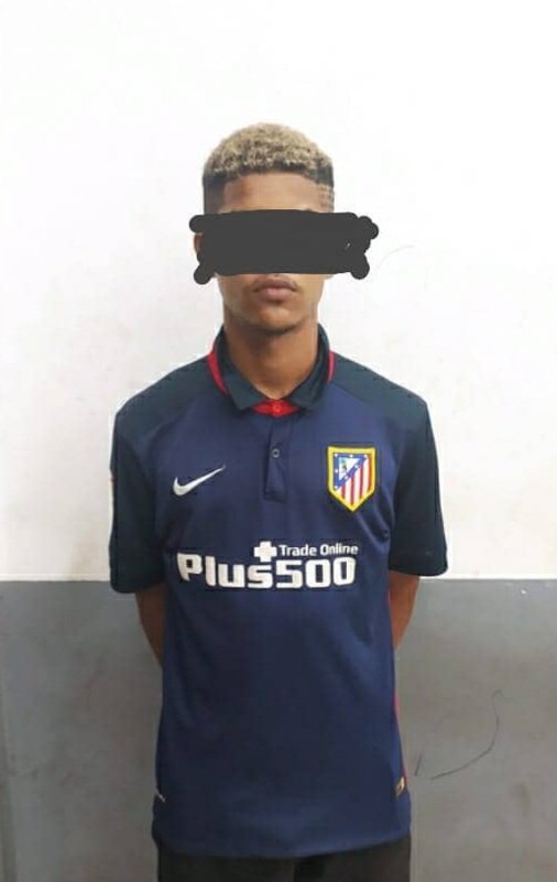 Preso pela equipe do 8° BPM