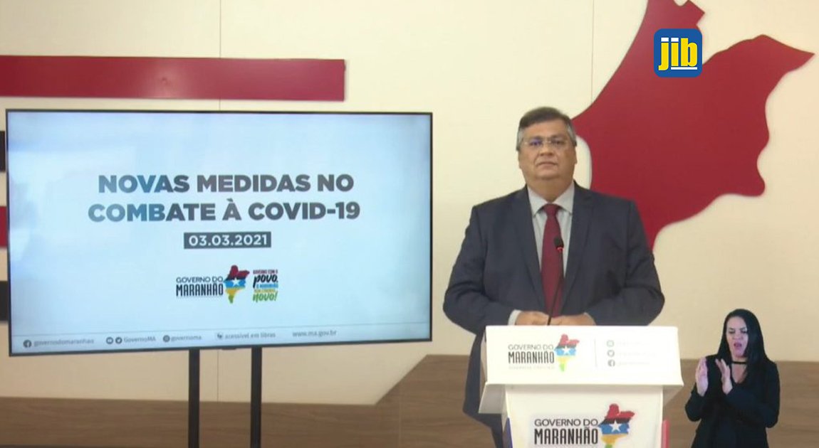 Flávio Dino - Suspensas festas- shows e eventos no período de 5 a 14 de março em todo estado do Maranhão-