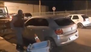 Carro do motorista de App foi recuperado