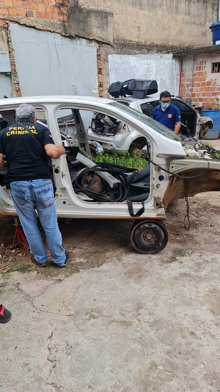 ICRIM realizou perícia preliminar nas peças dos veículos