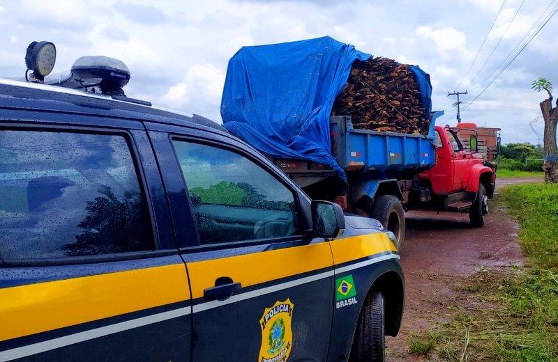 Todo o material transportado não possuía documentação necessária para o transporte