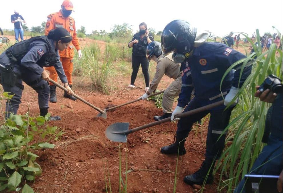 Polícia Civil com apoio policiais militares e CBMMA conseguiram localizar os corpos
