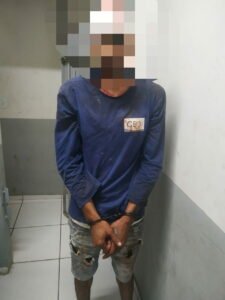 Acusado foi conduzido para a Delegacia