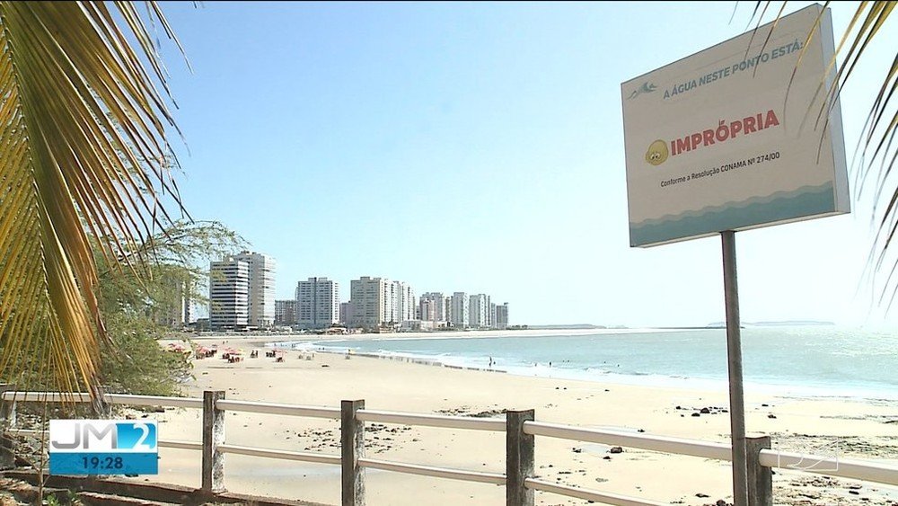 Veja onde estão os pontos impróprios para banho nas praias da Grande São Luís