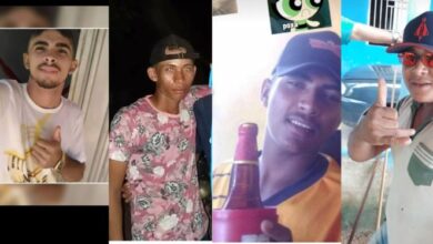 Os quatro jovens estavam voltando para casa quando ocorreu o acidente