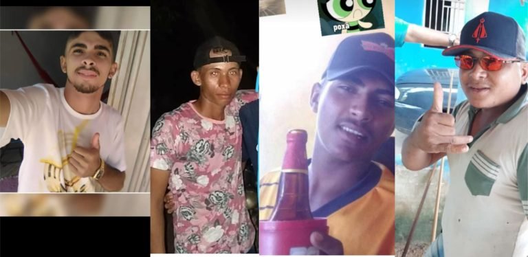 Os quatro jovens estavam voltando para casa quando ocorreu o acidente
