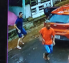 Os dois homens foram flagrados assaltando