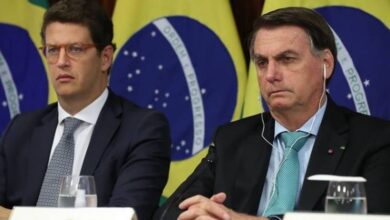 Jair Bolsonaro e o Ministro do Meio Ambiente Ricardo Sales