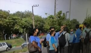 Trabalhadores cruzaram os braços