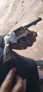 Arma de fogo apreendida pela polícia 