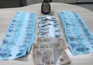Dinheiro falsos apreendidos pela PF