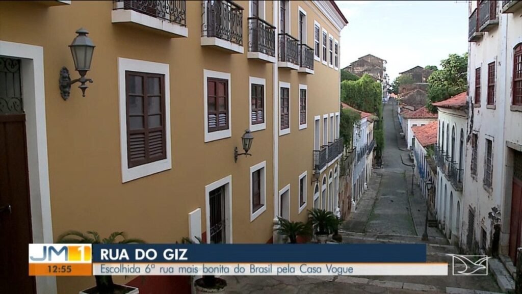 Rua do Giz, em São Luís, é eleita uma das seis ruas mais bonitas do país