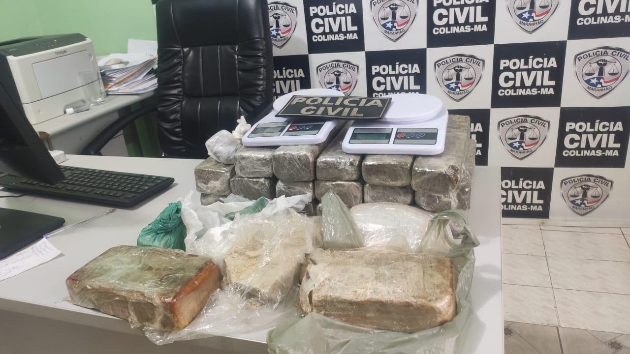 Cocaína, Maconha e Crack apreendidos (Foto Reprodução)