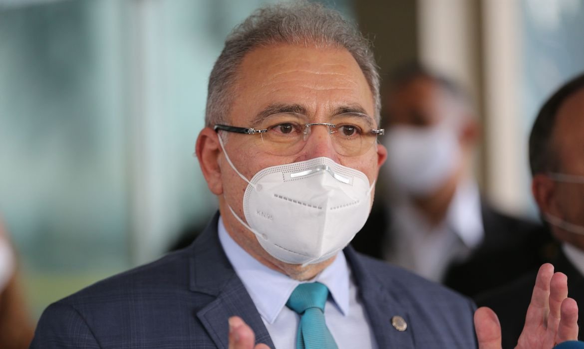 Ministro da Saúde Marcelo Queiroga (Foto da Agência Brasil)