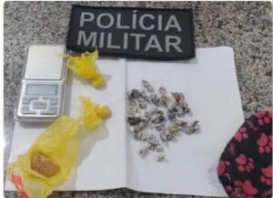 Material apreendido com os suspeitos (foto divulgação PM-MA)