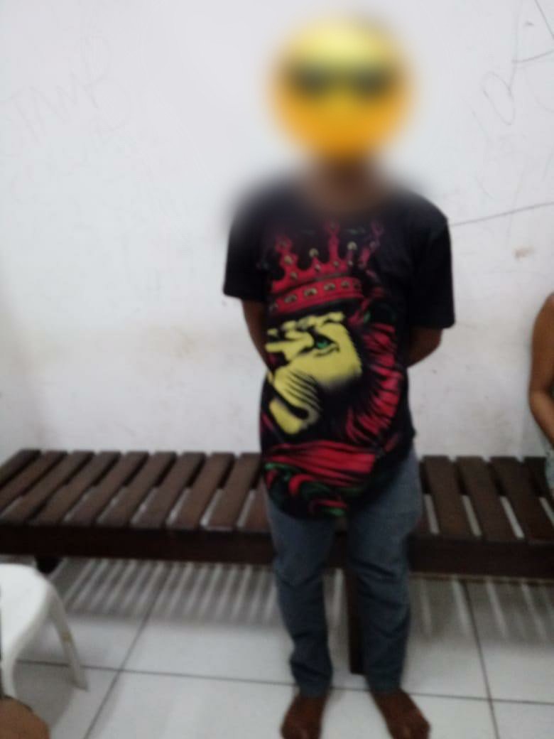 Suspeito de participar de roubo a loja Americanas (foto/divulgação)