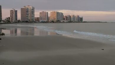 Praias da Grande São Luís estão impróprios para o banho, diz Sema — Foto: Reprodução/TV Mirante