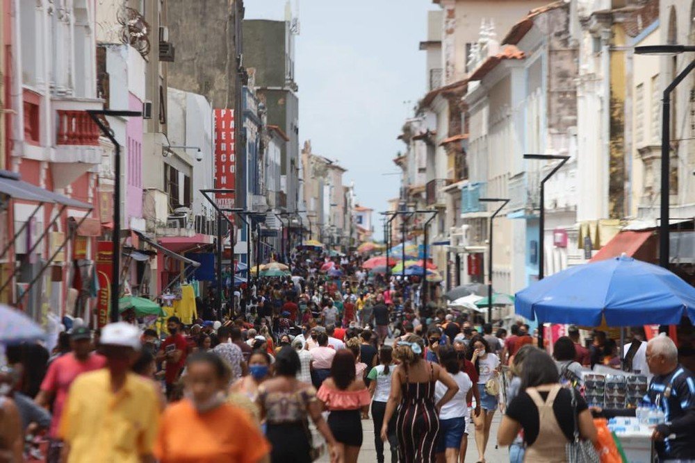 Rua Grande é considerado o maior centro comercial de São Luís