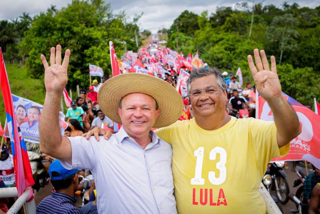 Milhares de pessoas estiveram presente nos ato de campanha de Brandão na Baixada Maranhense.