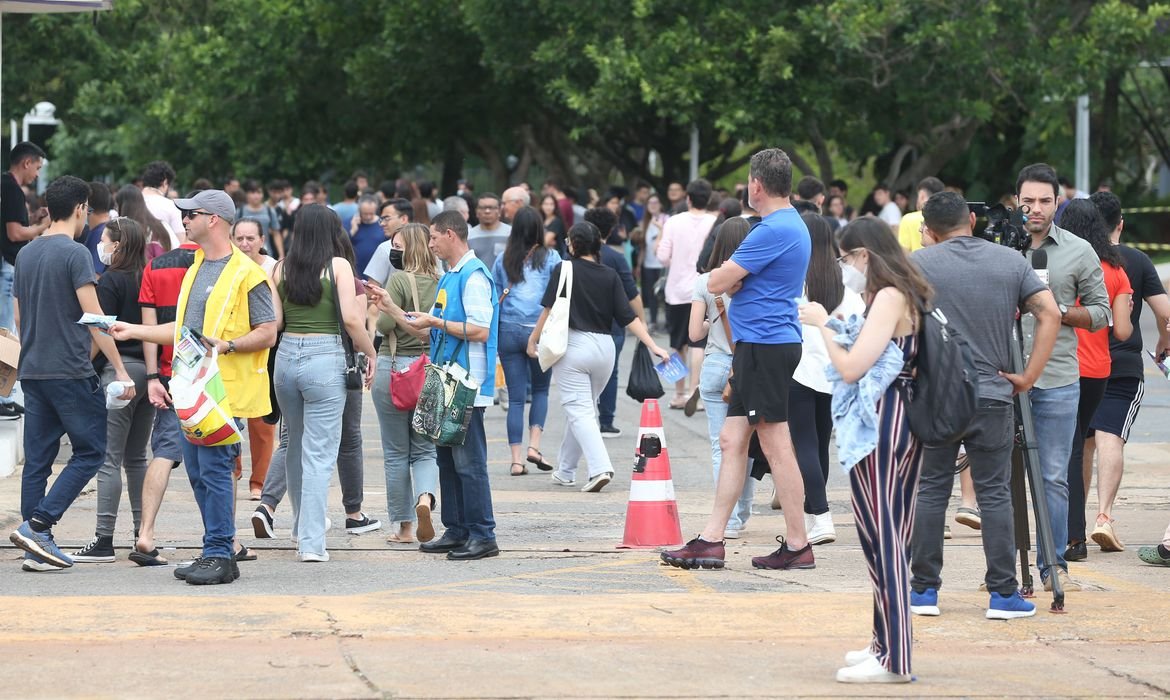 Reaplicação da prova do Exame Nacional do Ensino Médio (Enem) 2022.