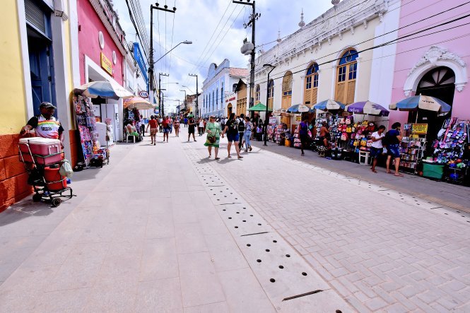 Rua Grande nos dias atuais (Reprodução)