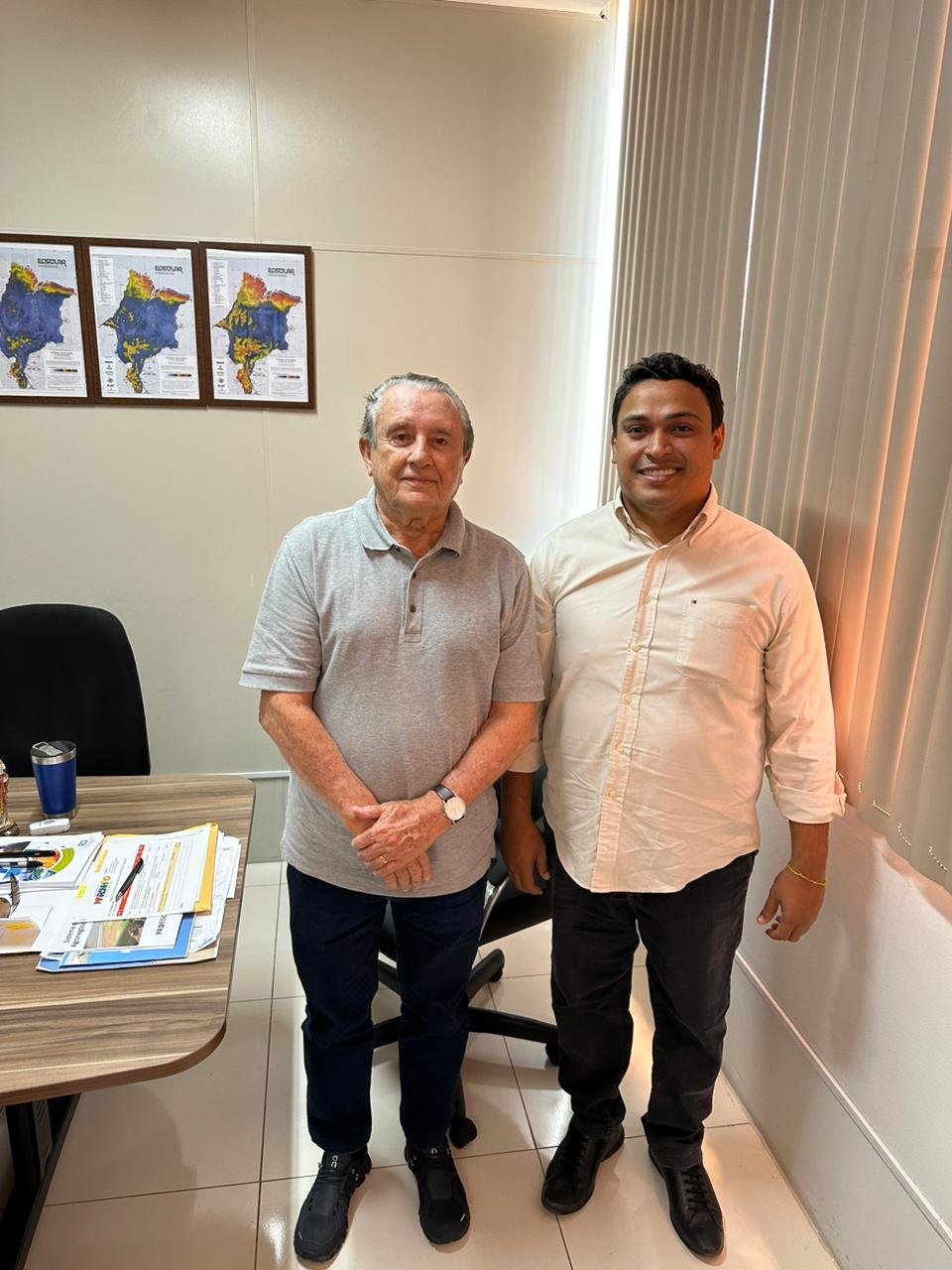Zé Renato pré-candidato a prefeito em Mirador tem importante encontro com o ex-governador Zé Reinaldo